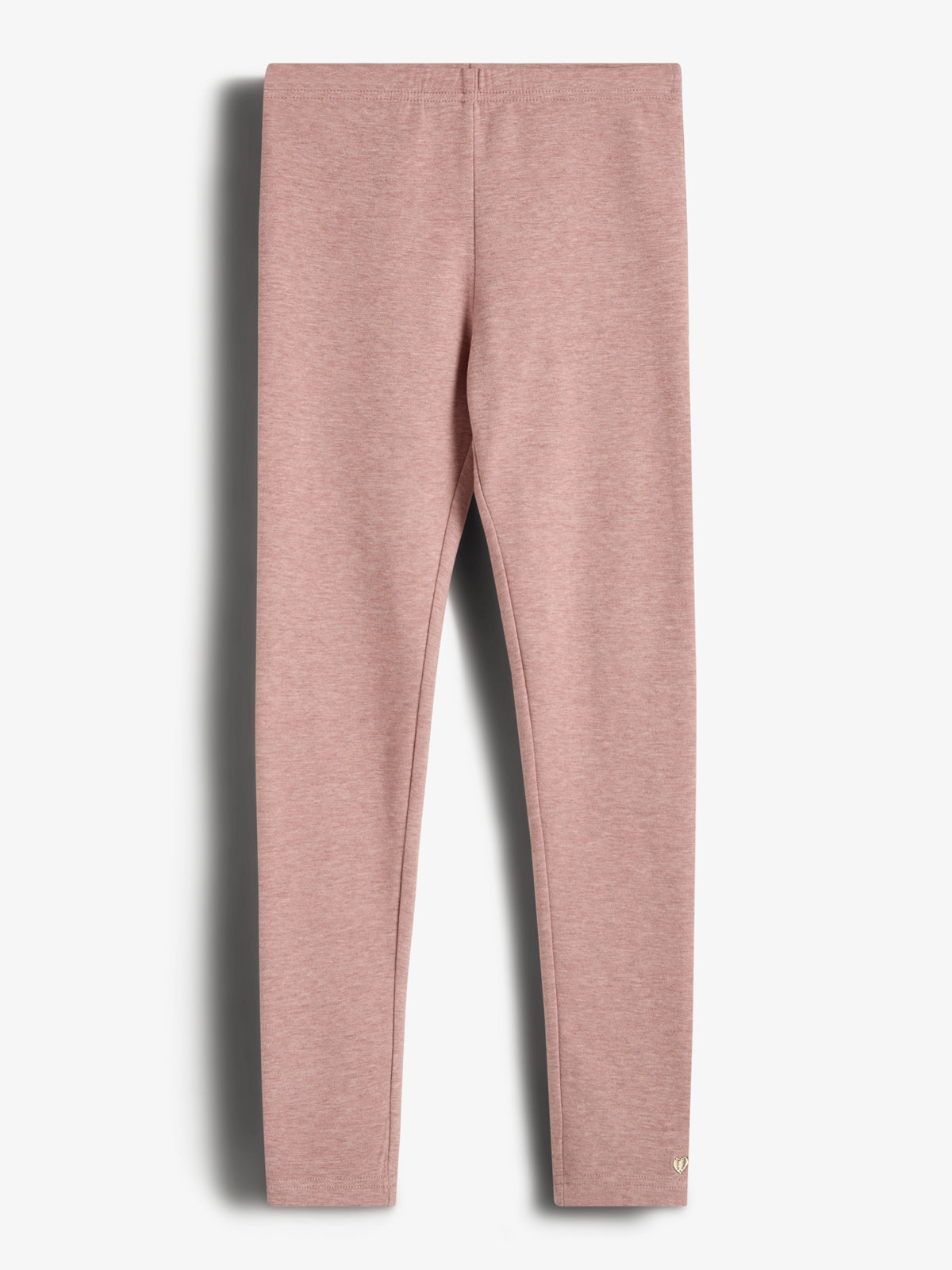 Legging van pluche jersey - Kids - Dusty Rose Melange