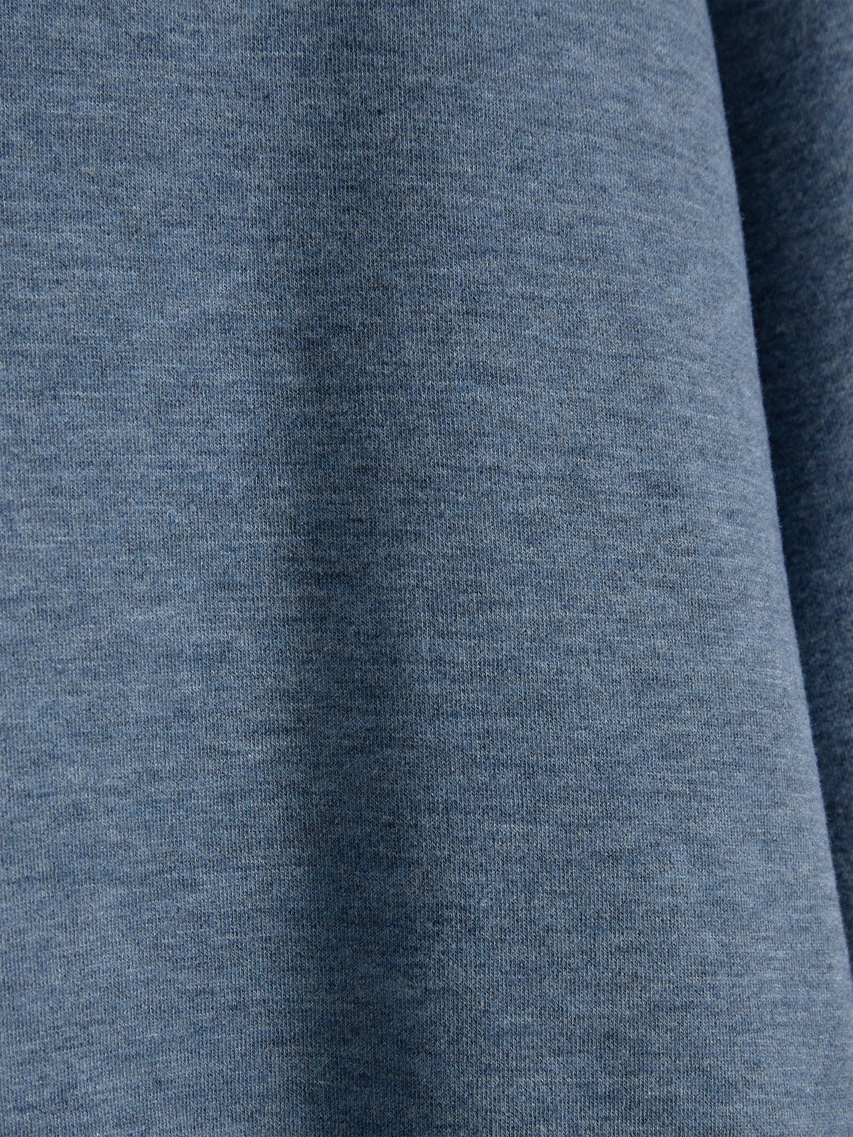 Pluche Jersey Pierrot Kraag Blouse - Kids - Blue Melange