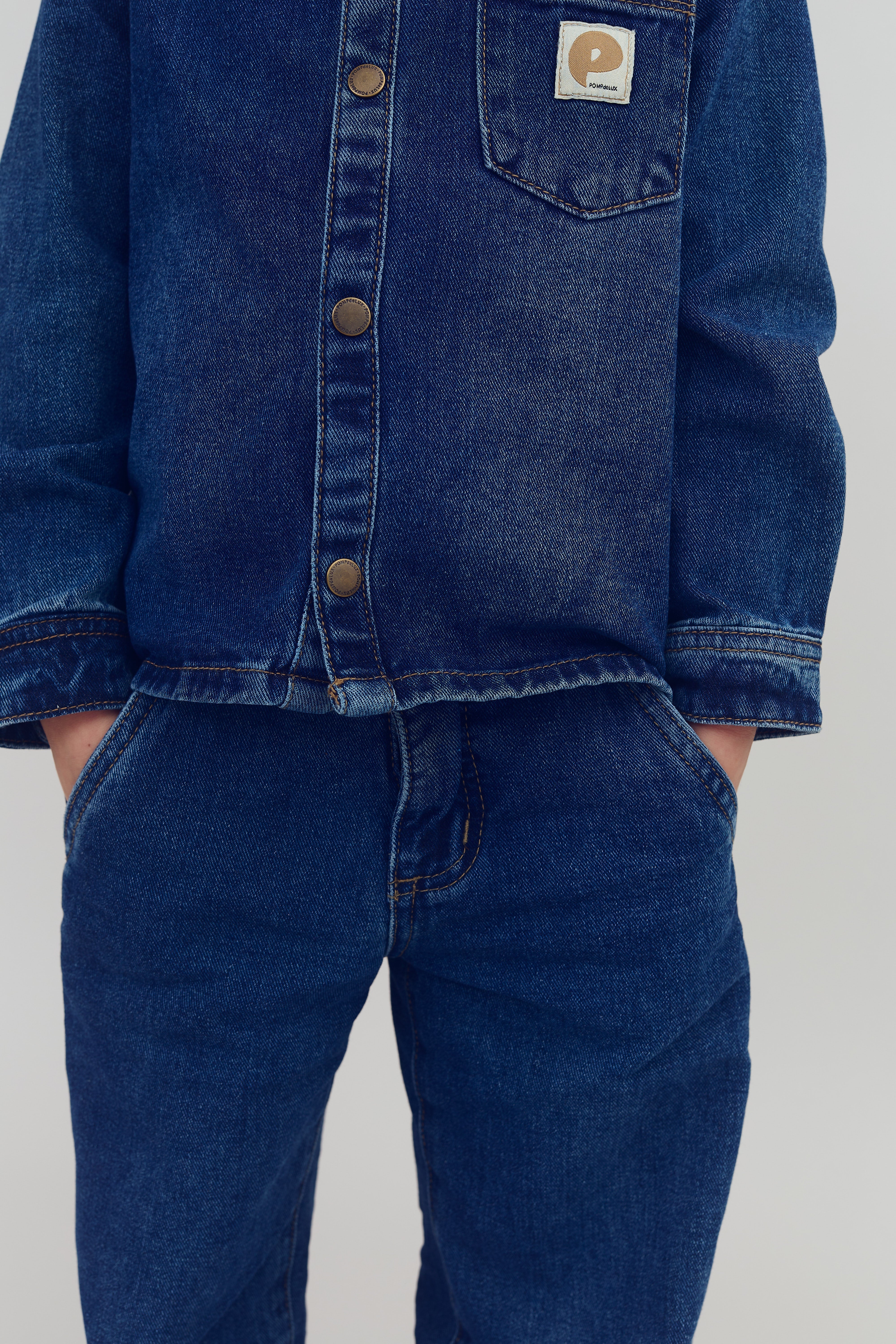 Jeans Ontspannen - Kids - Dark Blue Denim