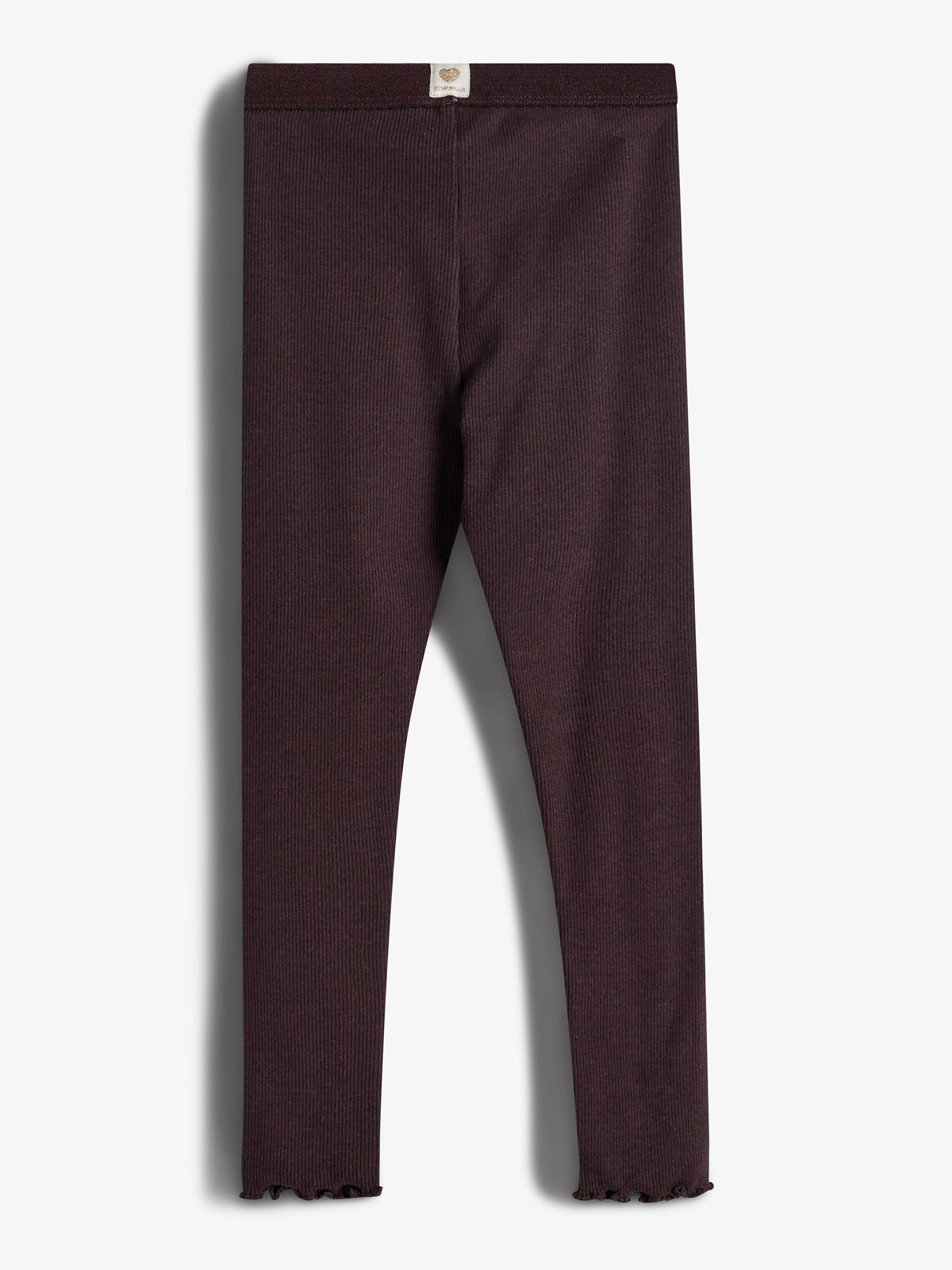 Basic Modal Rib Legging - Kids - Dark Purple