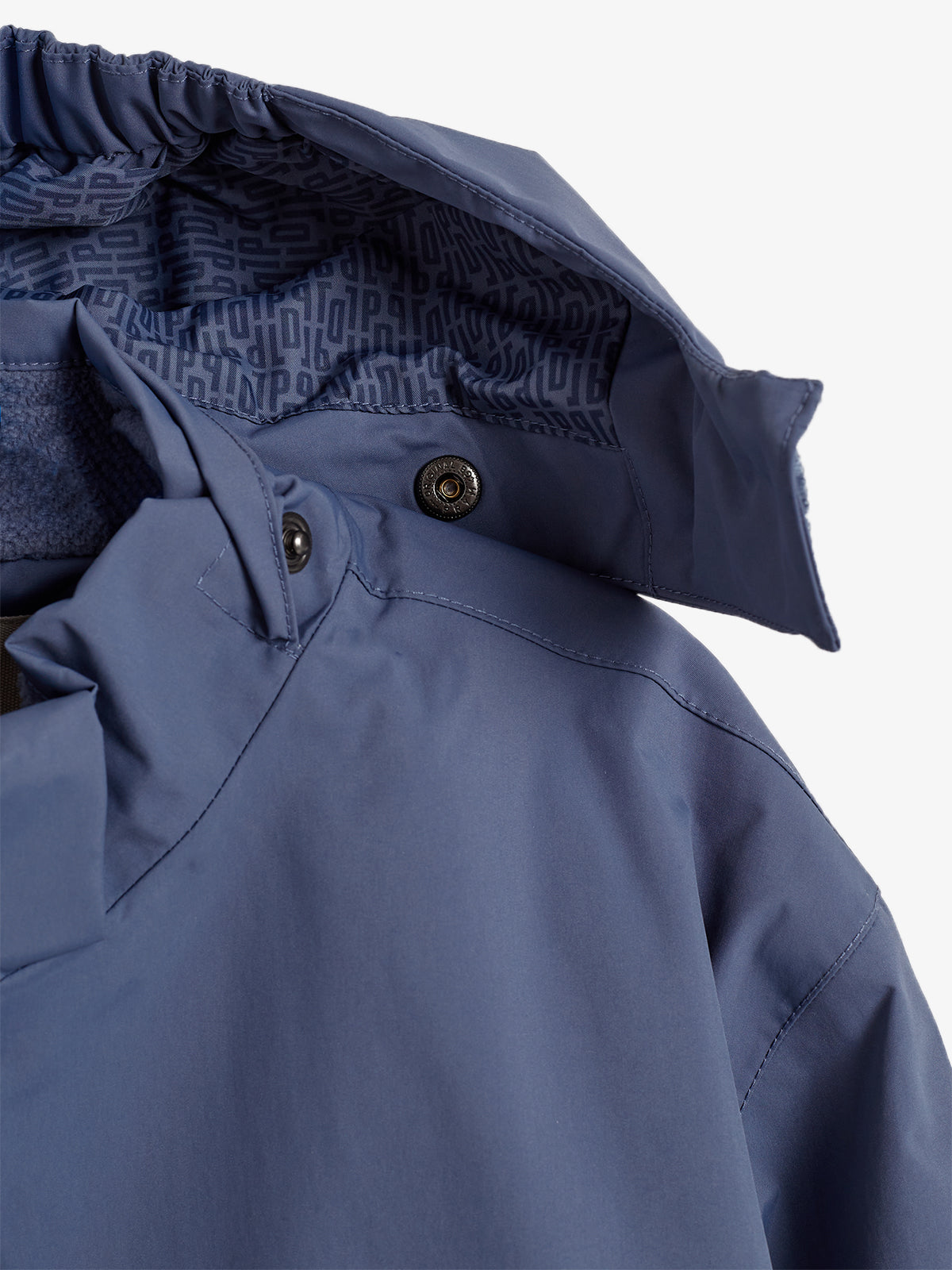Regenjas met opgezette zak - Kids - Vintage Blue