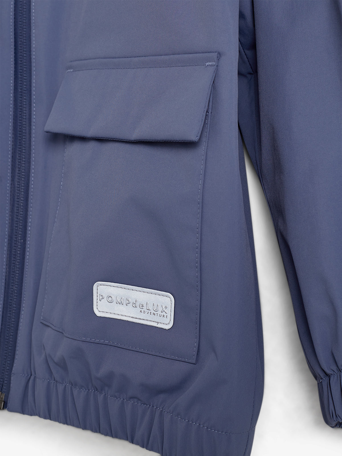 Regenjas met opgezette zak - Kids - Vintage Blue