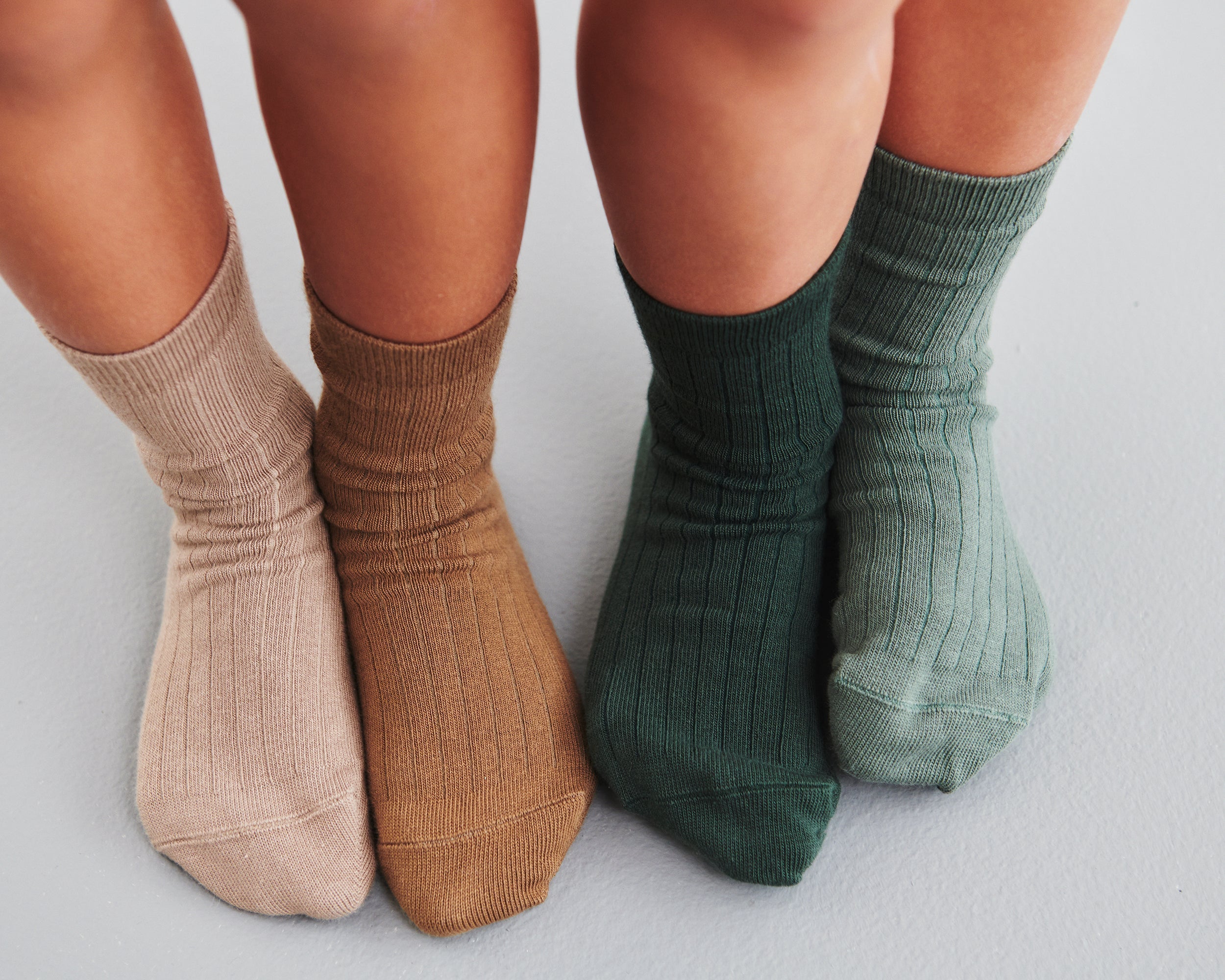 Sokken 2-pack - Kids - Moonlight/Dark Beige