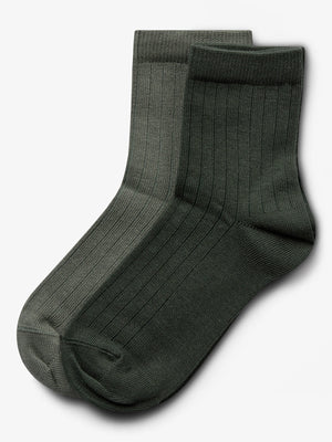 Sokken 2-pack - Kids - Green/Dark Green