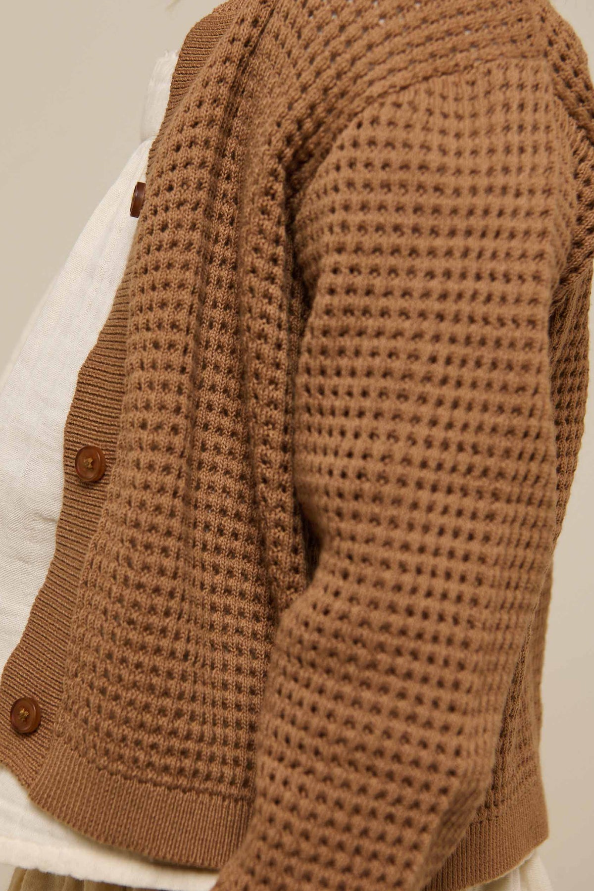 Katoenen gebreid vest - Kids - Coconut | 101271 Katie