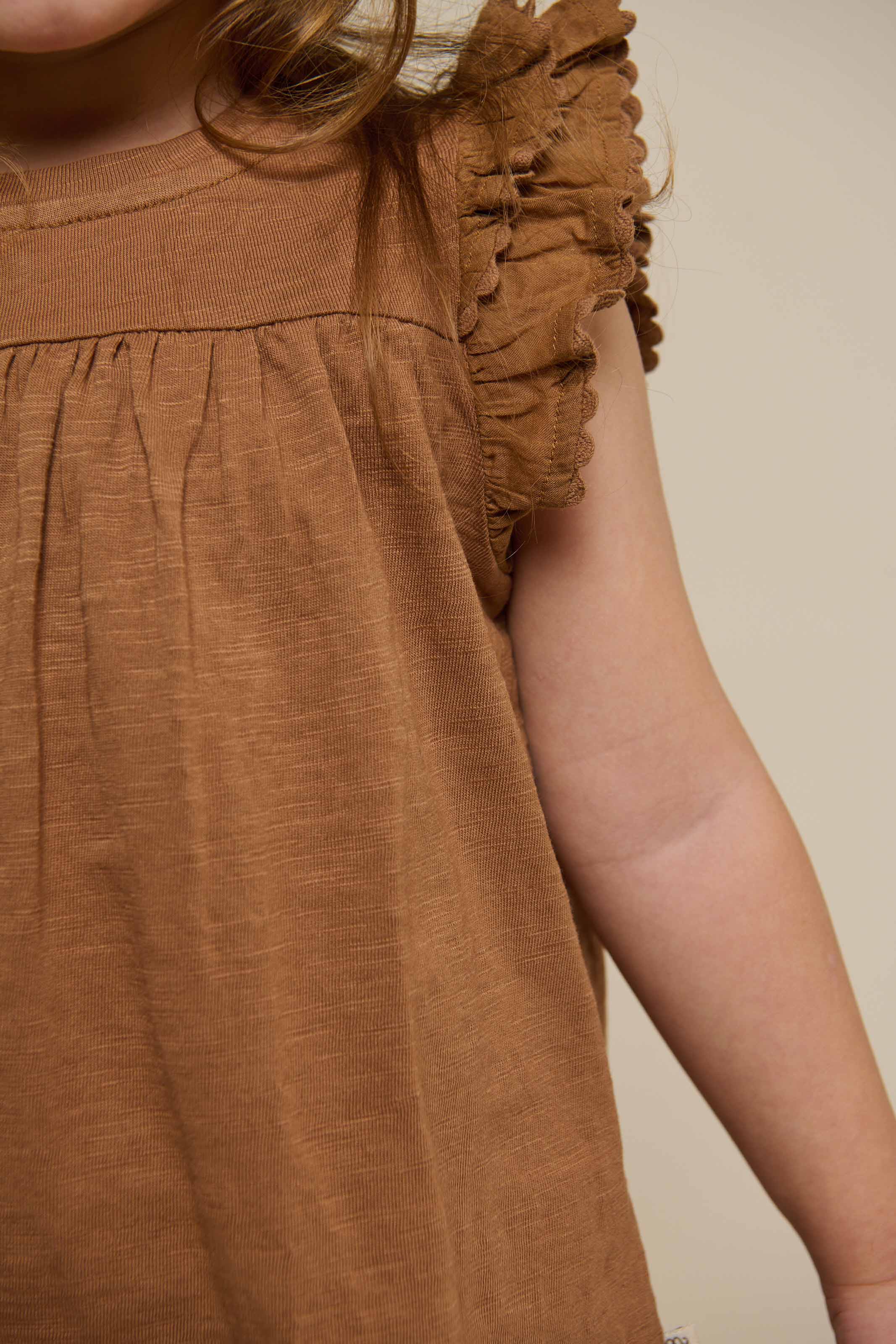 Jersey blouse met Ric Rac Ruche - Kids - Coconut | 101041 Gabriella