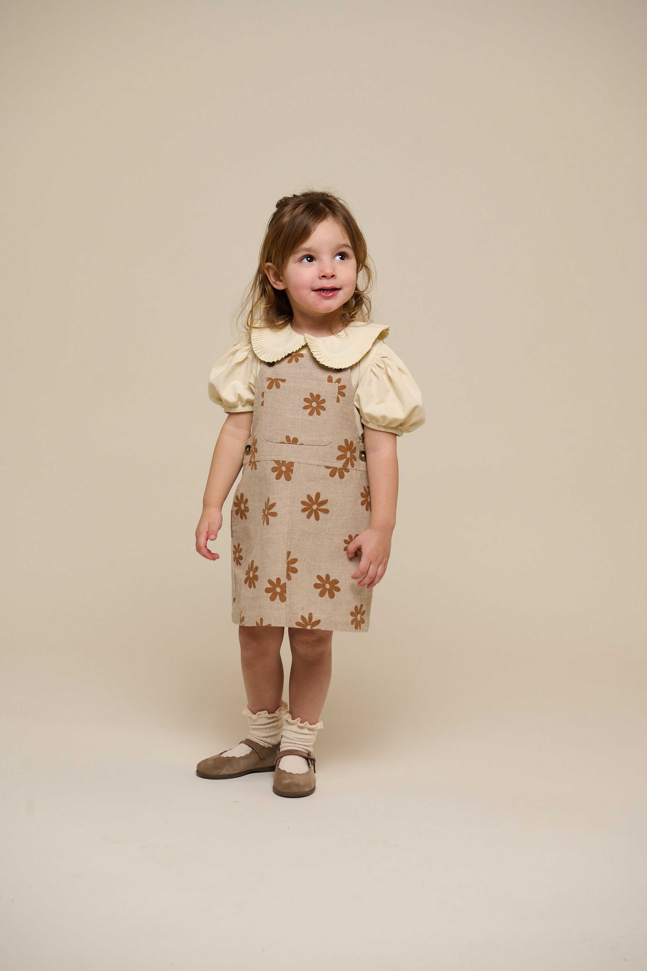 Bedrukte Katoenen Spencer - Kids - Sand | 101209 Molly