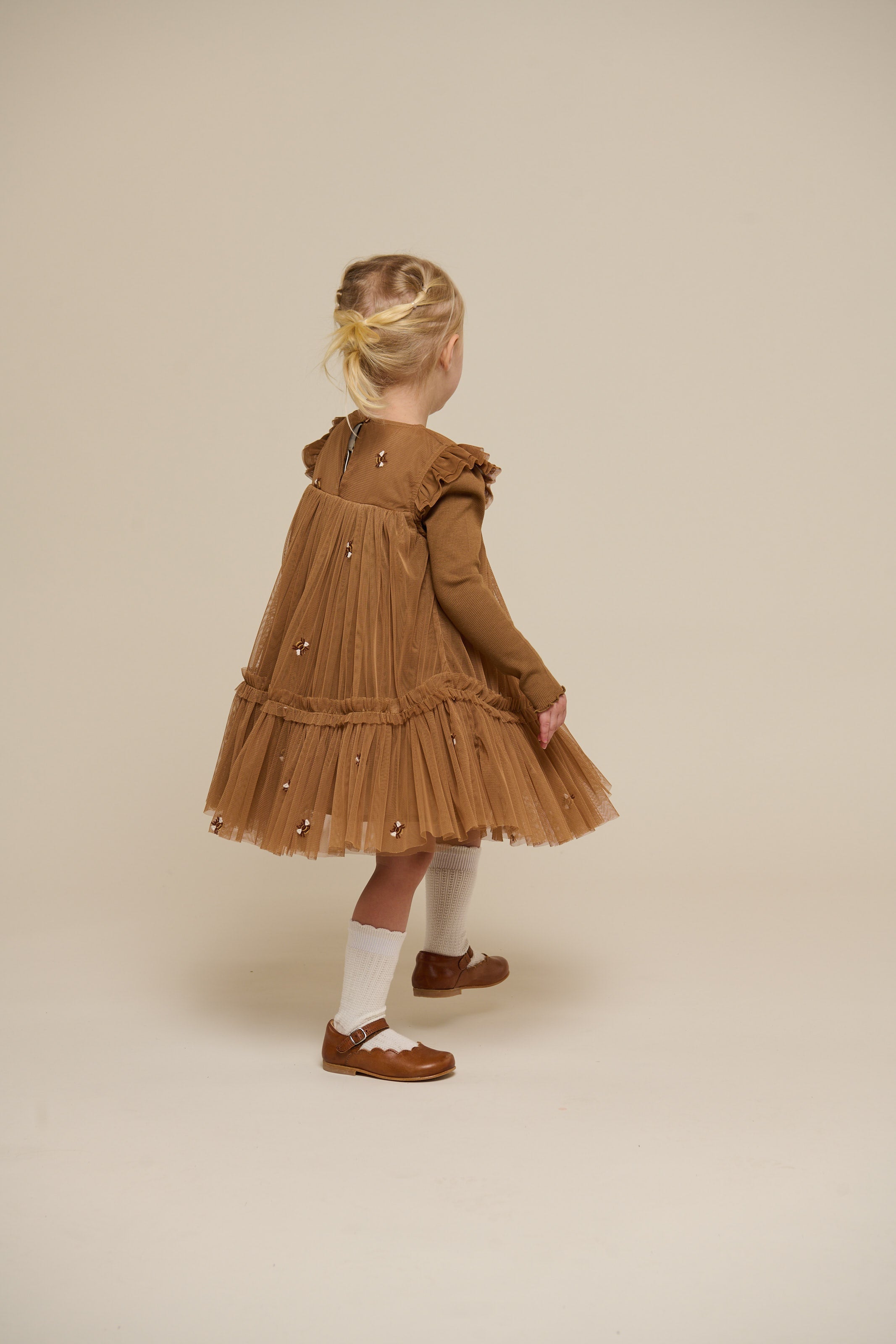 Modal rib T-shirt met lange mouwen - Kids - Coconut | 101308 Lottie
