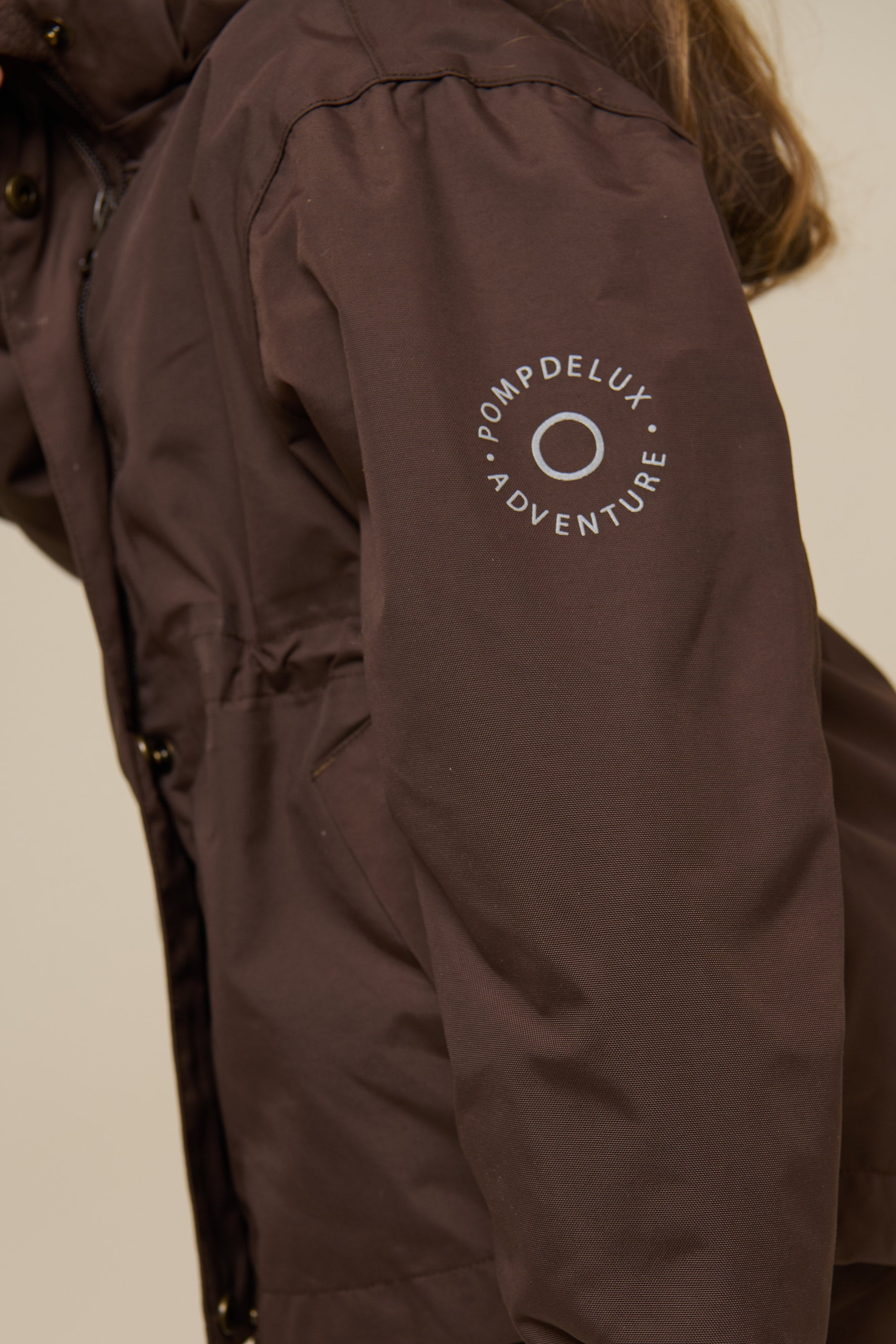 Shell-jas met trekkoord - Kids - Chocolate | 100497 Lucy