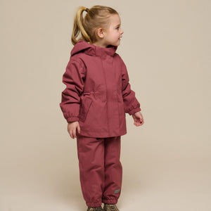 Shell-jas met trekkoord - Kids - Vintage Red | 100495 Lucy