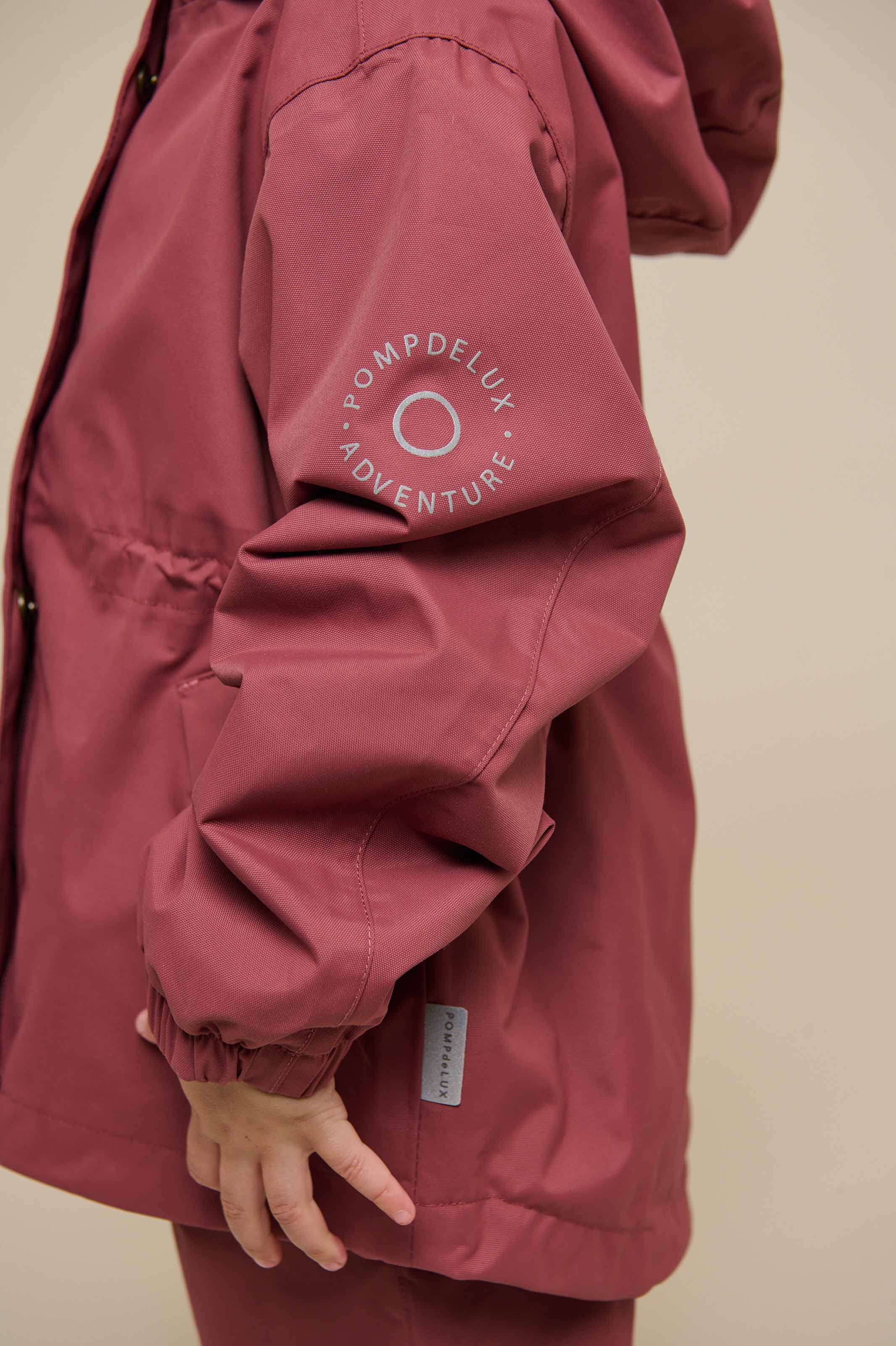 Shell-jas met trekkoord - Kids - Vintage Red | 100495 Lucy