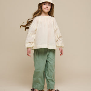 Blouse met lange mouwen - Tween - Offwhite | 100989 Willa
