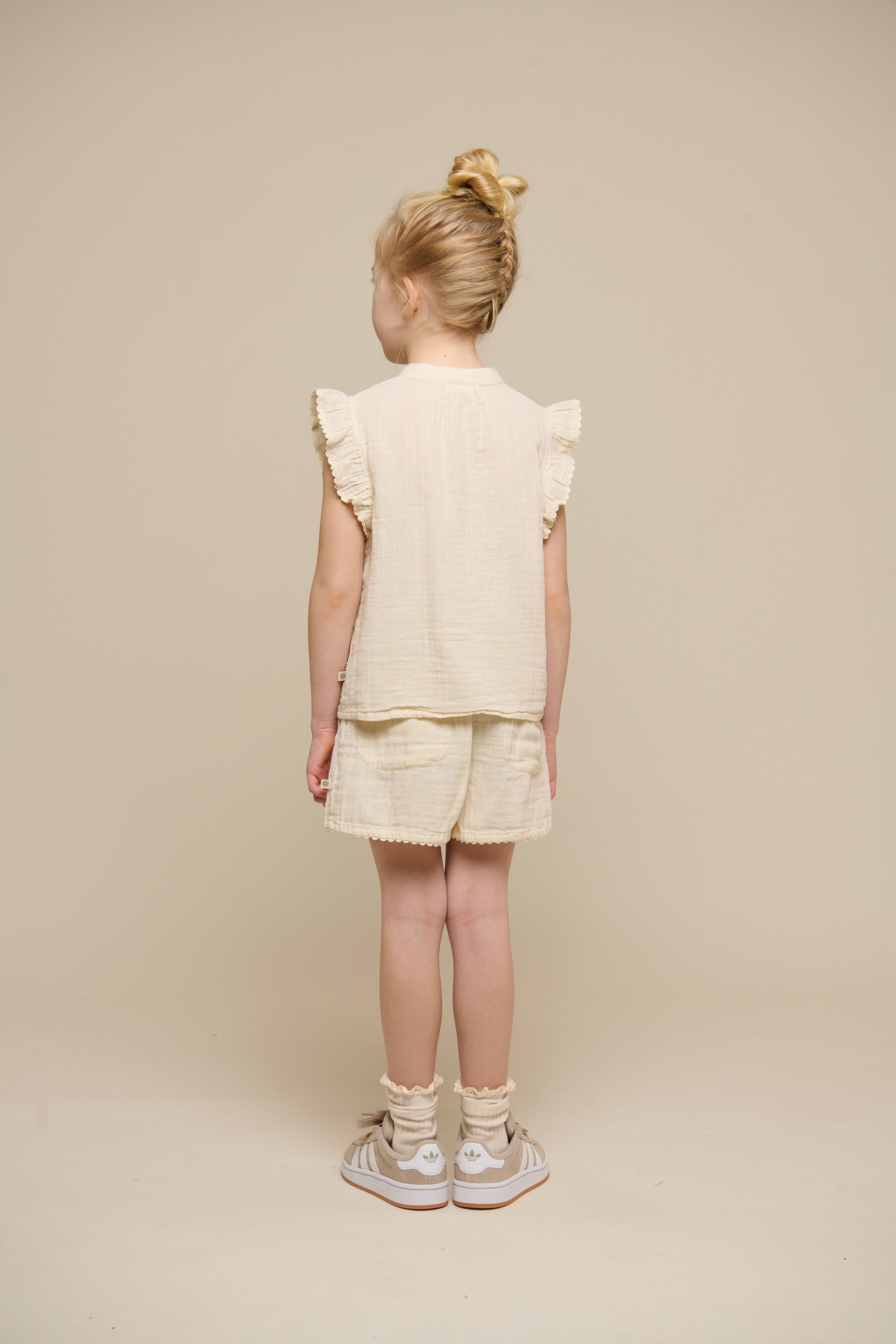 Mouwloze Gauze Top - Tween - Off White | 100931 Jasmine