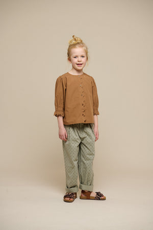 Twill broek met stip - Tween - Dusty Green | 100617 Iris