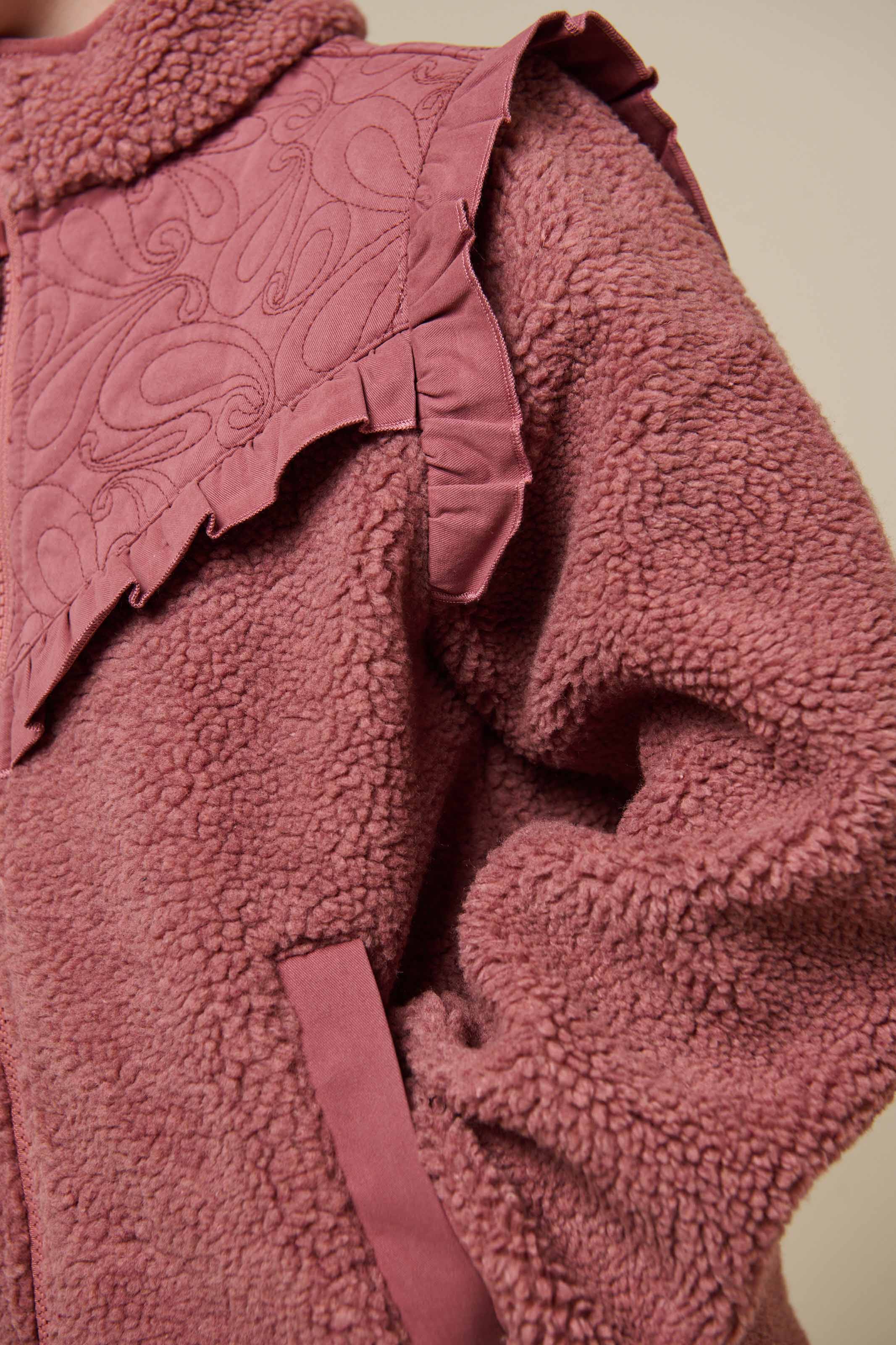 Ritsjack met ruches - Tween - Old Rose | 100637 Madison