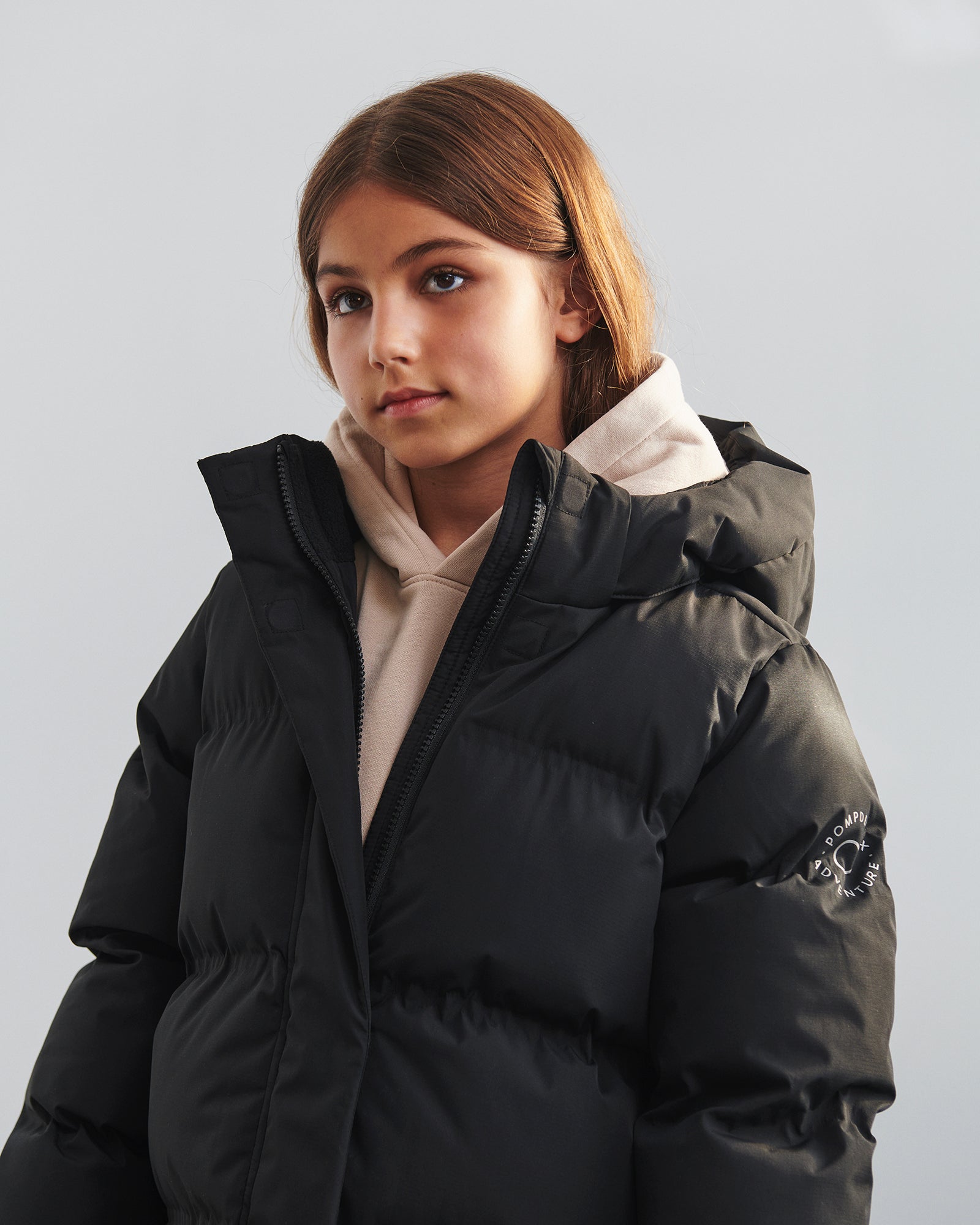 Winter Puffer Jas - Tweens - Black