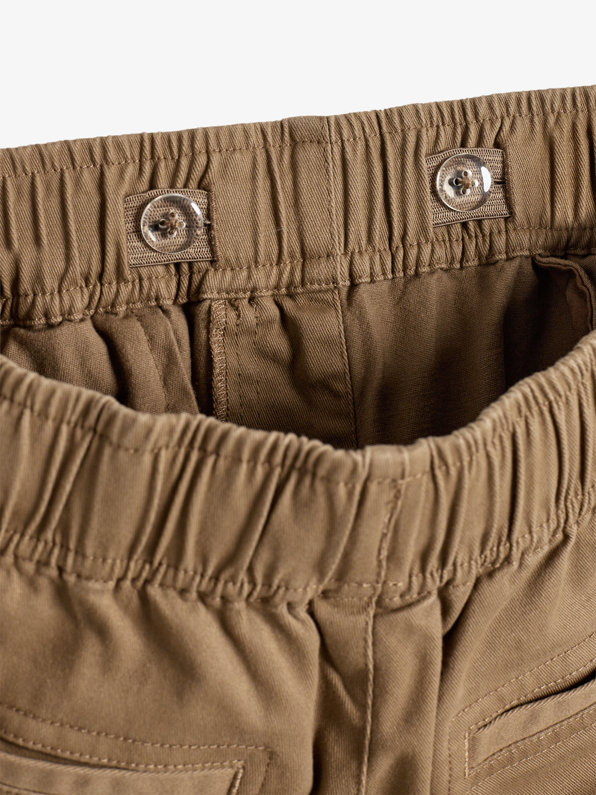 Casual pull-on chino - Tweens - Walnut