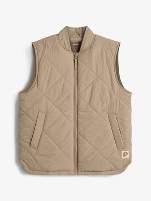 Gewatteerd Gilet - Kids - Dark beige