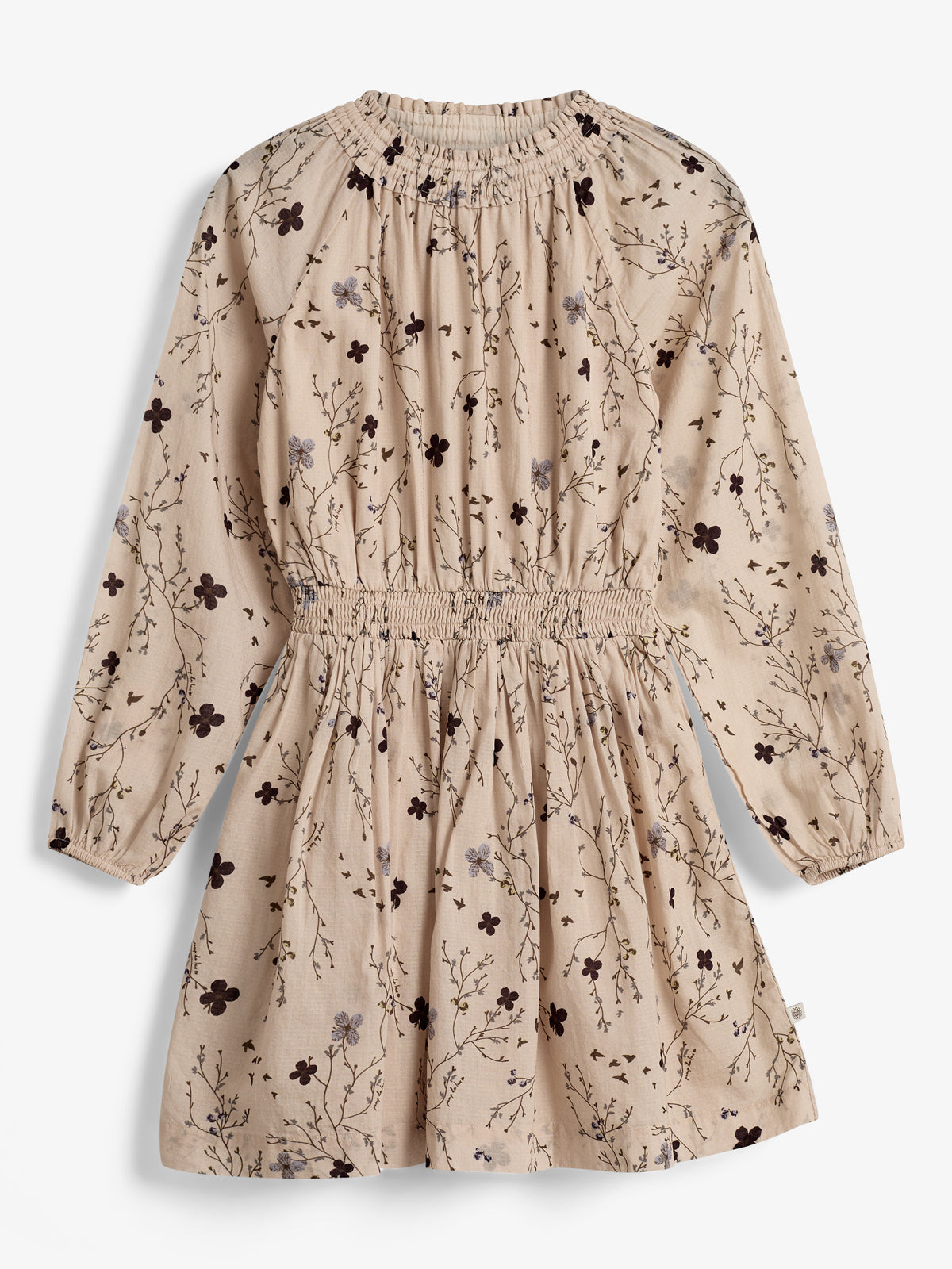 Smock Taille Jurk met Bloemenprint - Tweens - Moonlight/Purple