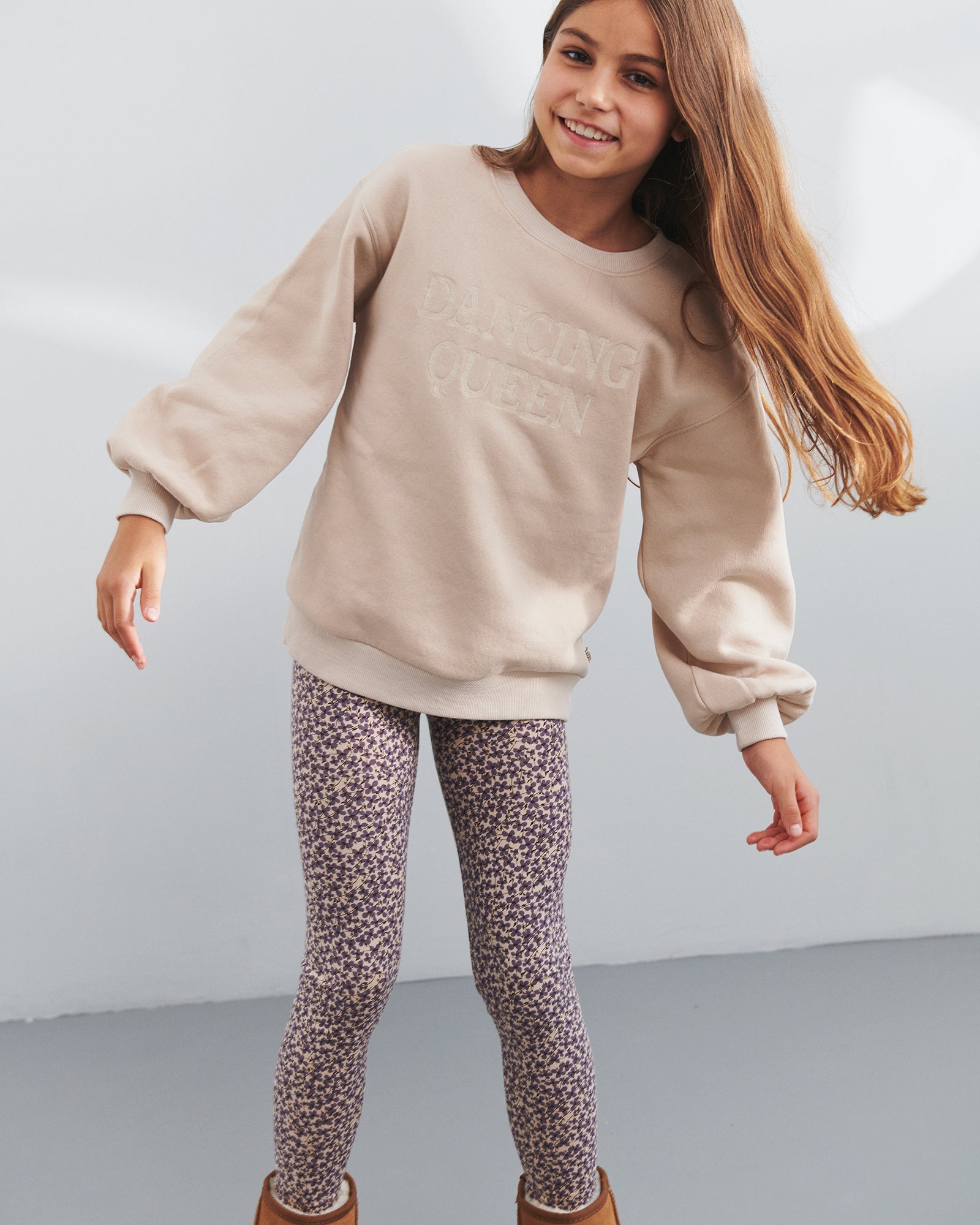 Extra groot sweatshirt met borduursel - Tweens - Moonlight