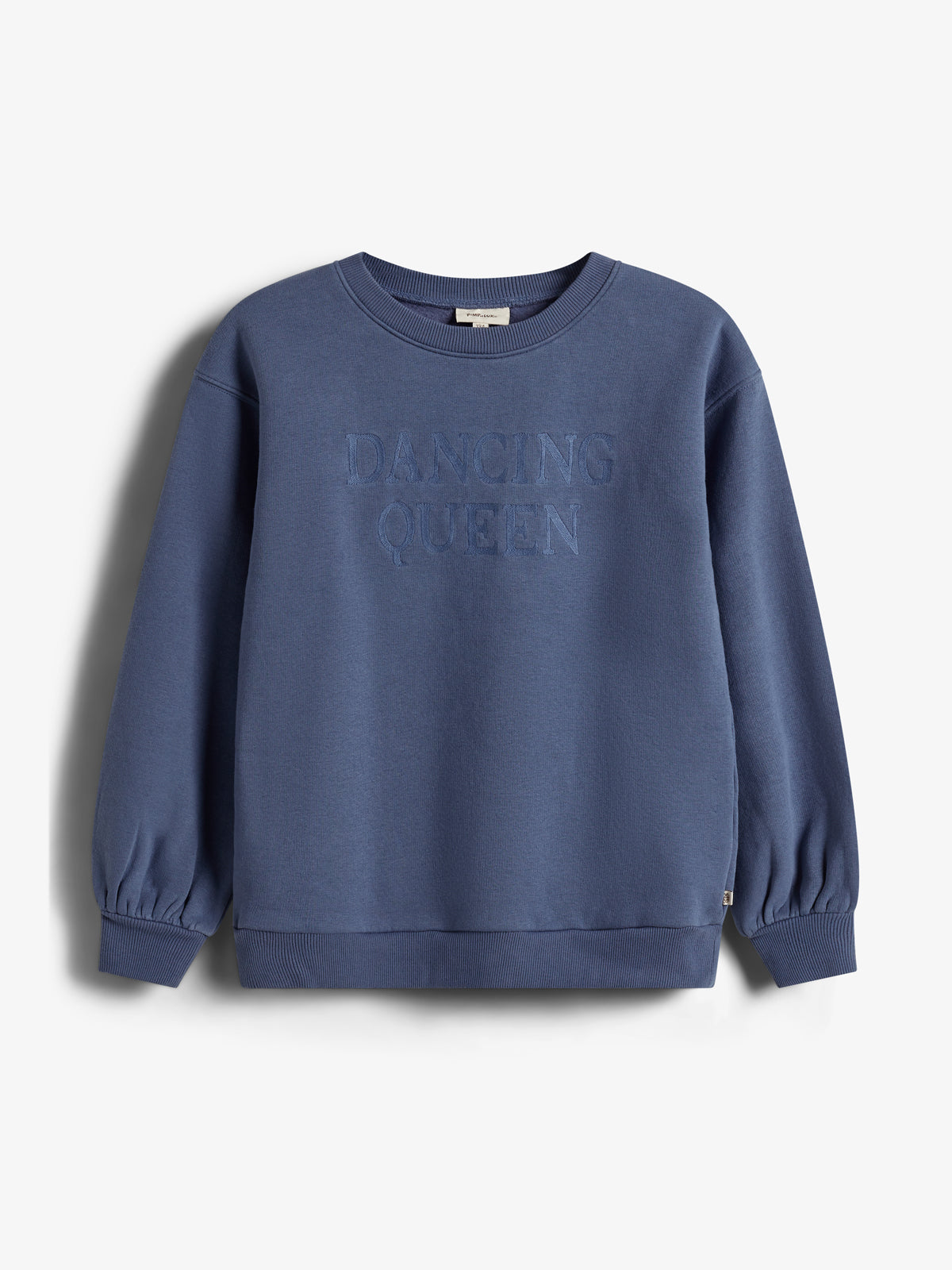 Extra groot sweatshirt met borduursel - Tweens - Vintage Blue