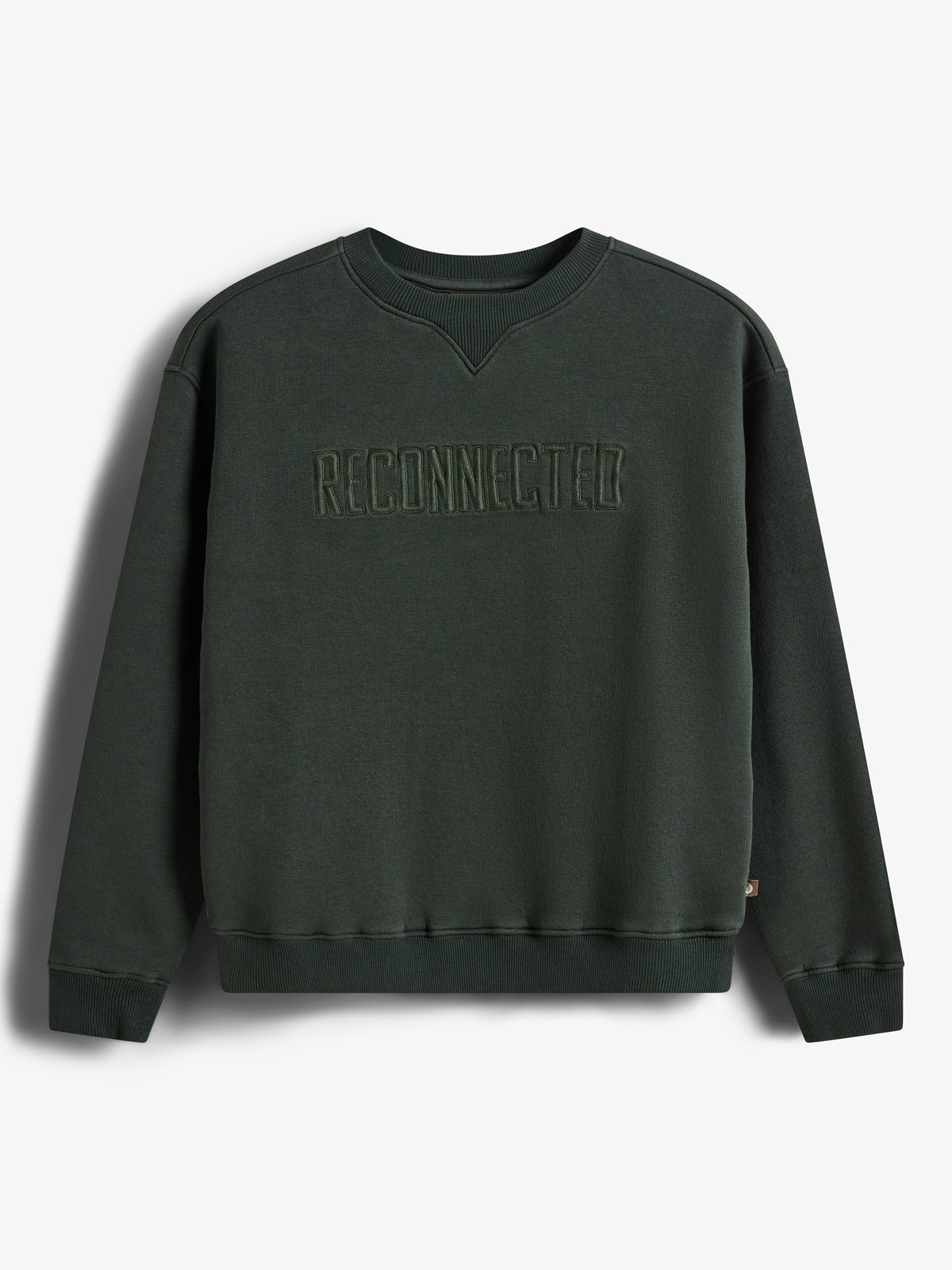 Sweatshirt met borduursel - Tweens - Dark Green