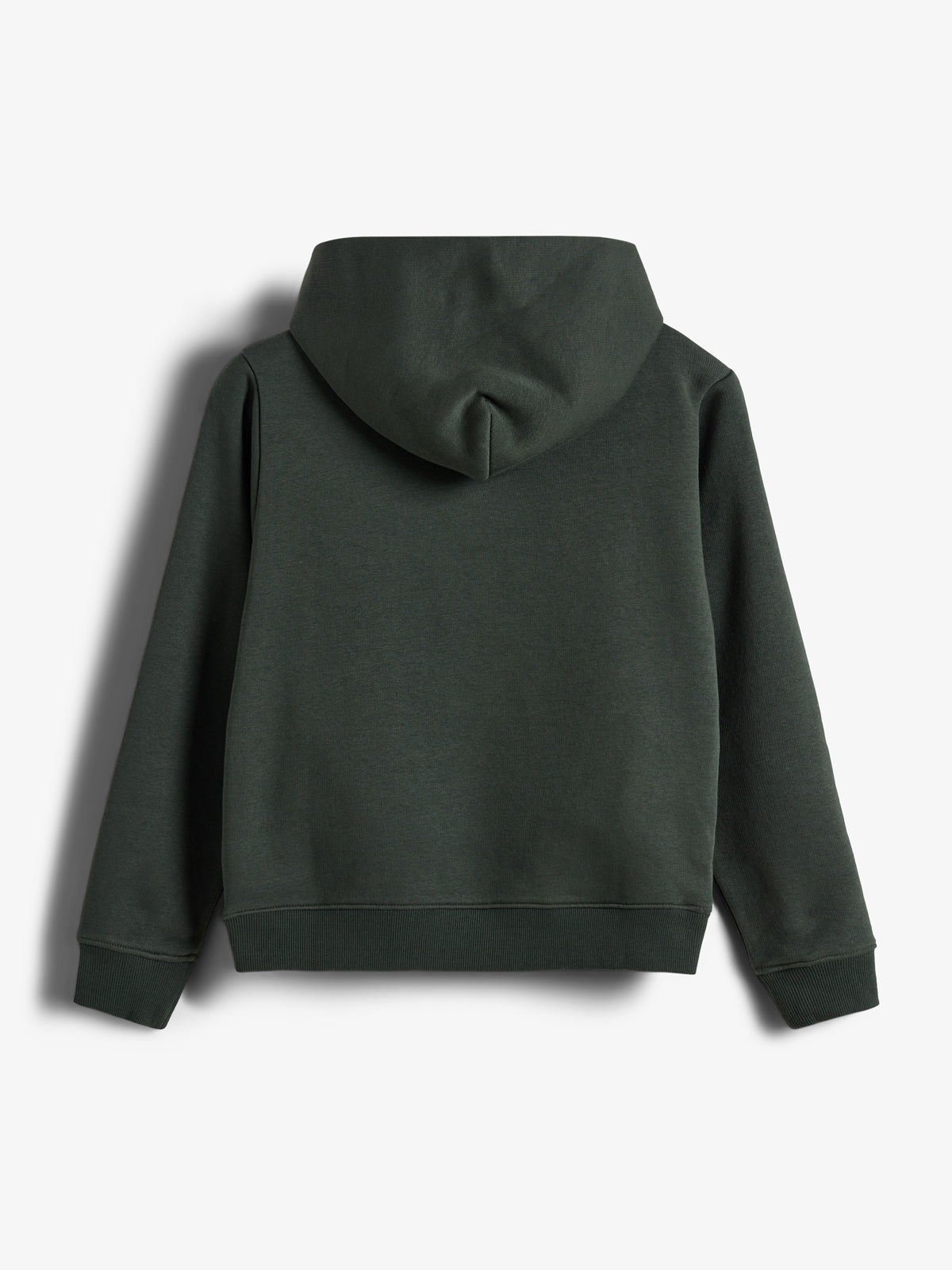 Hoodie w. Side Pocket - Tweens - Dark Green