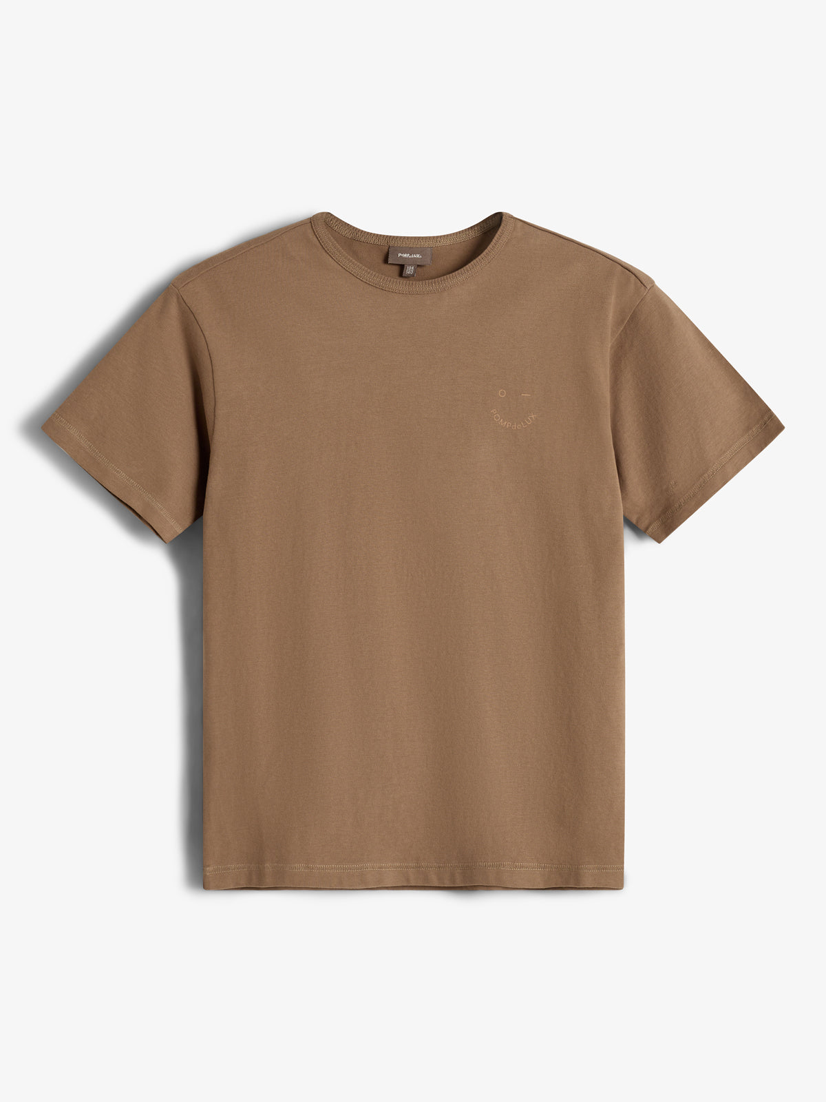 Short Sleeve T-shirt w. Back Print - Tweens - Walnut