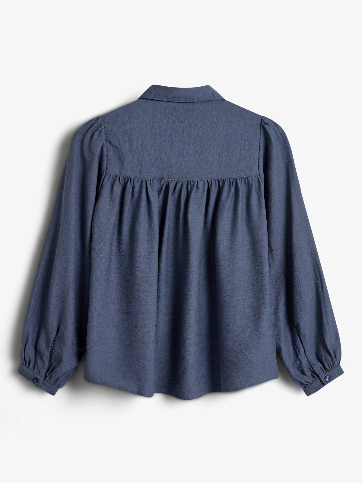 Blouse met overhemdkraag - Tweens - Vintage Blue