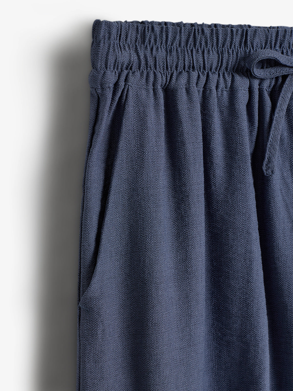 Vloeiende wijde broek - Tweens - Vintage Blue