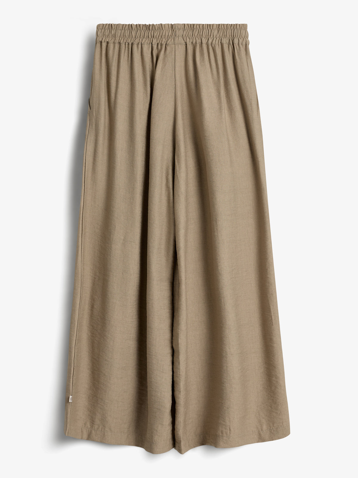 Vloeiende wijde broek - Tweens - Dark Beige