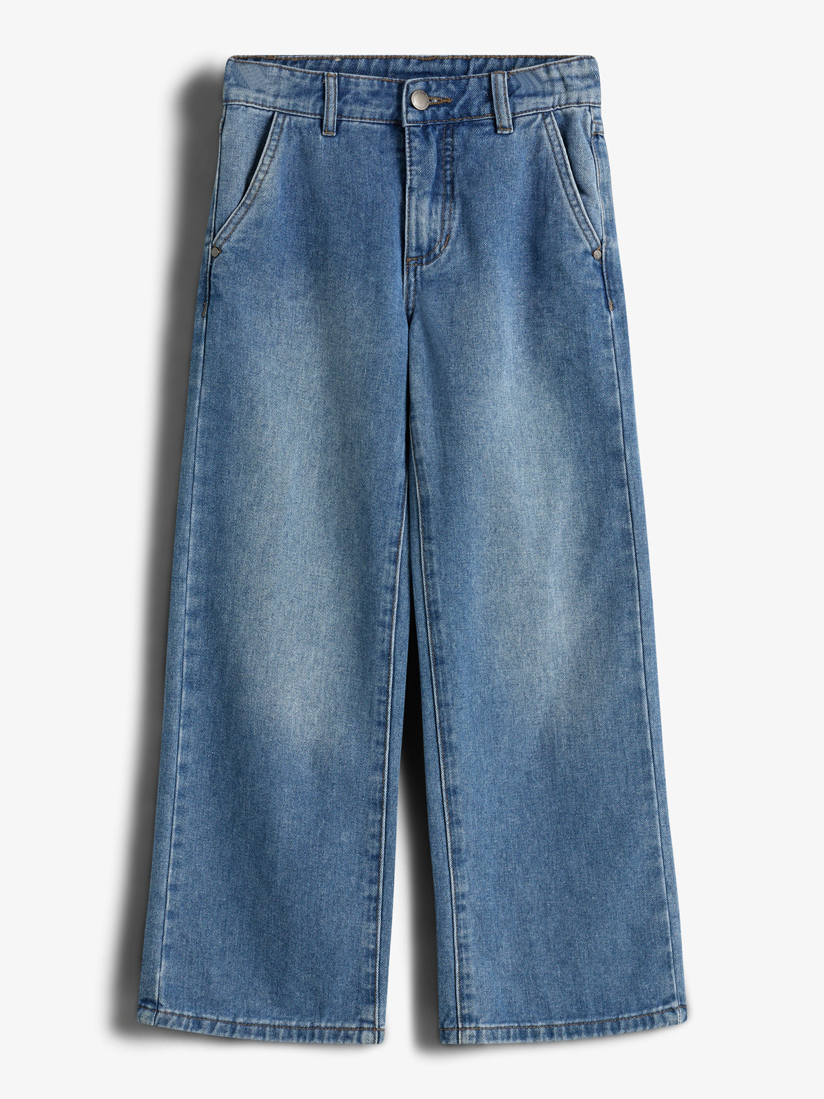 Jeans met wijde pijpen - Tweens - Blue Denim