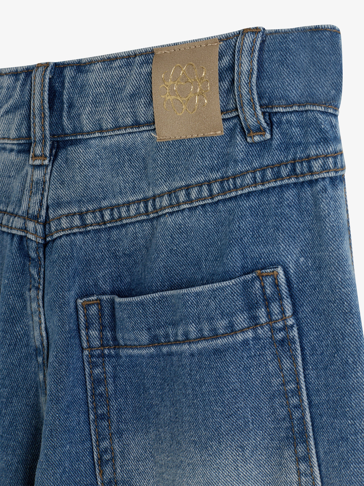 Jeans met wijde pijpen - Tweens - Blue Denim