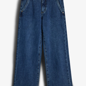Jeans met wijde pijpen - Tweens - Dark Blue Denim