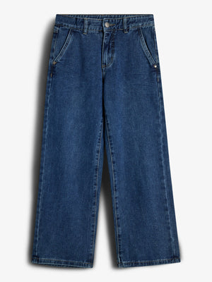 Jeans met wijde pijpen - Tweens - Dark Blue Denim