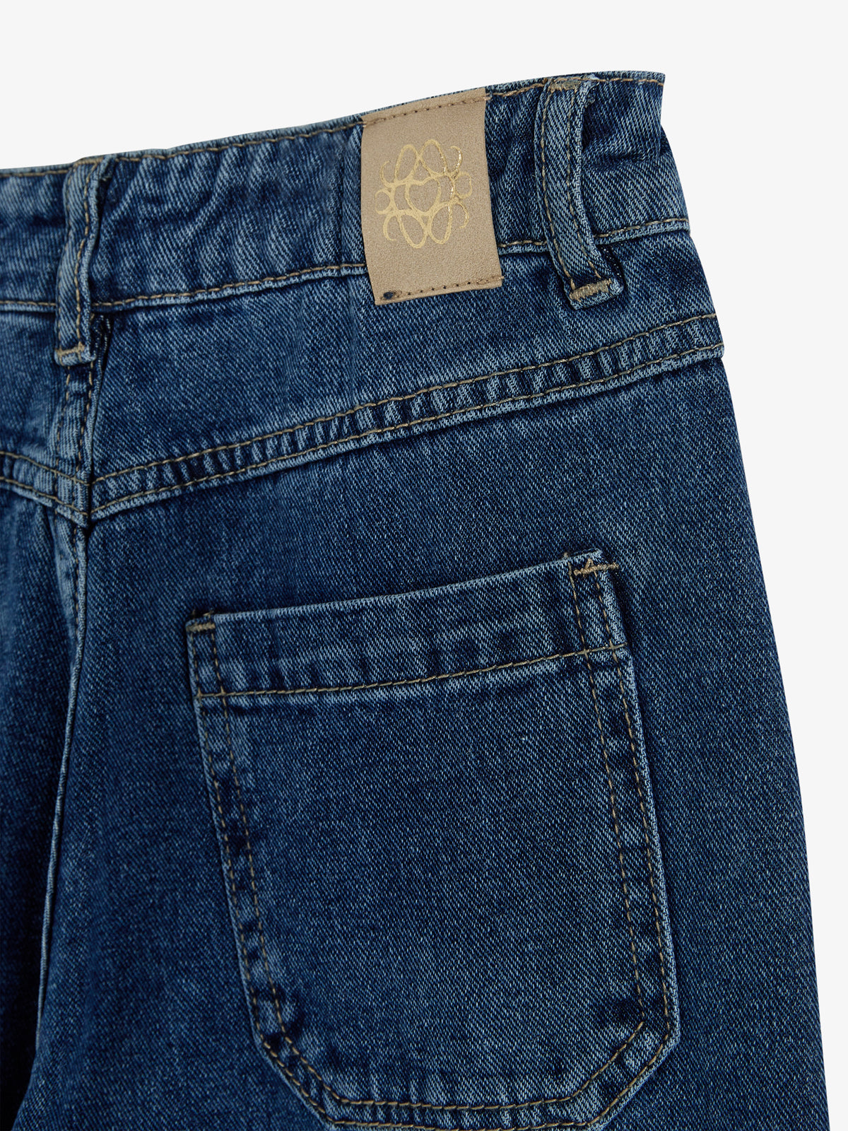 Jeans met wijde pijpen - Tweens - Dark Blue Denim