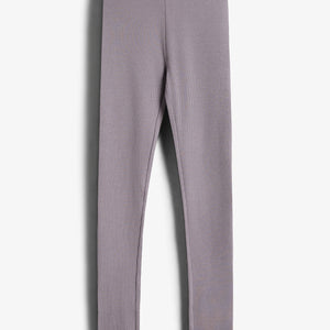 Basic Modal Rib Legging - Tweens - Dusty Purple