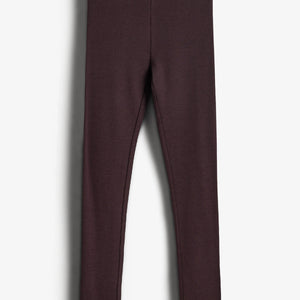 Basic Modal Rib Legging - Tweens - Dark Purple