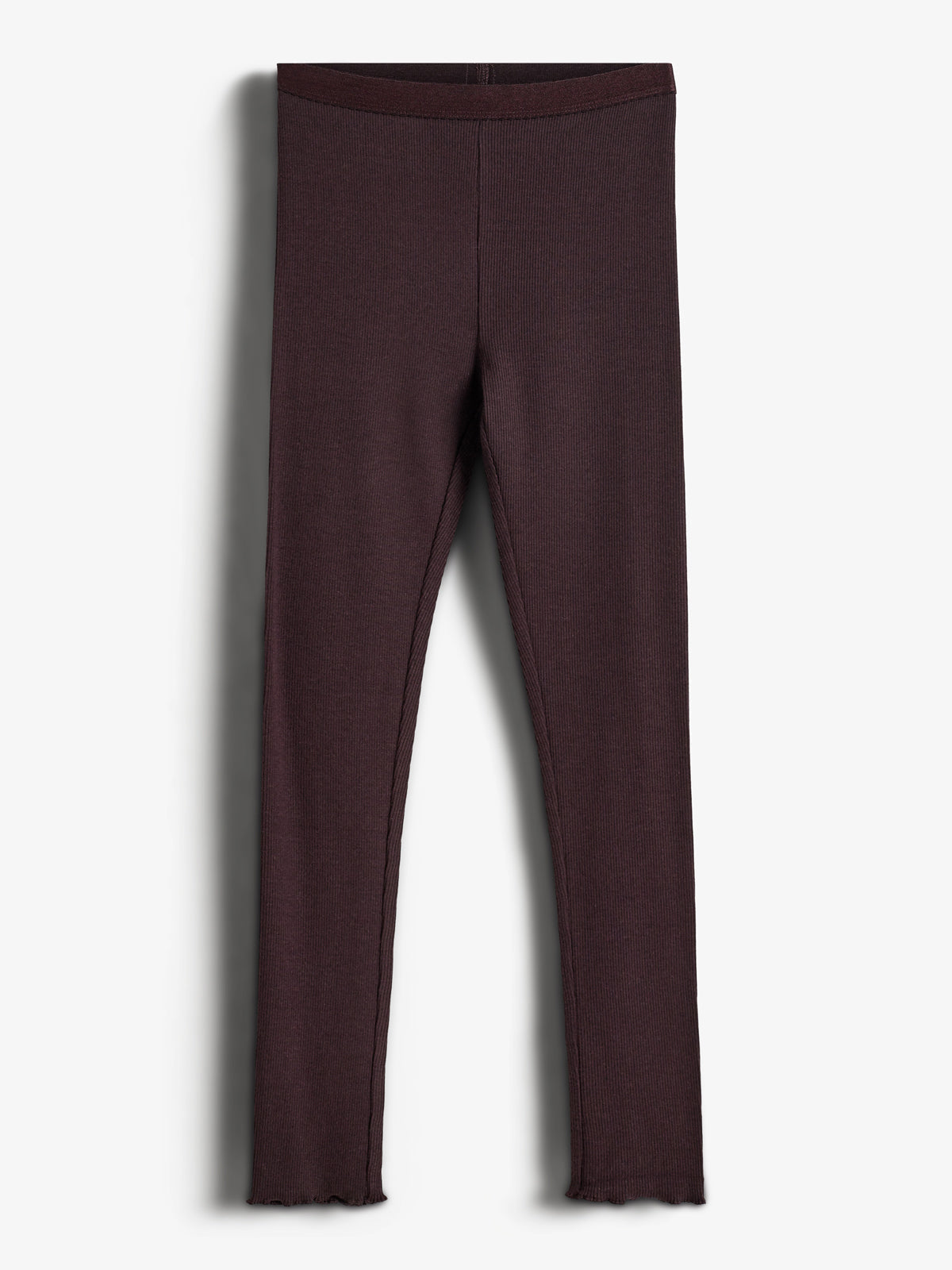 Basic Modal Rib Legging - Tweens - Dark Purple
