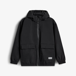 Regenjas met opgezette zak - Tweens - Black