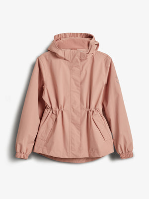 Regenjas met koord - Tweens - Dusty Rose