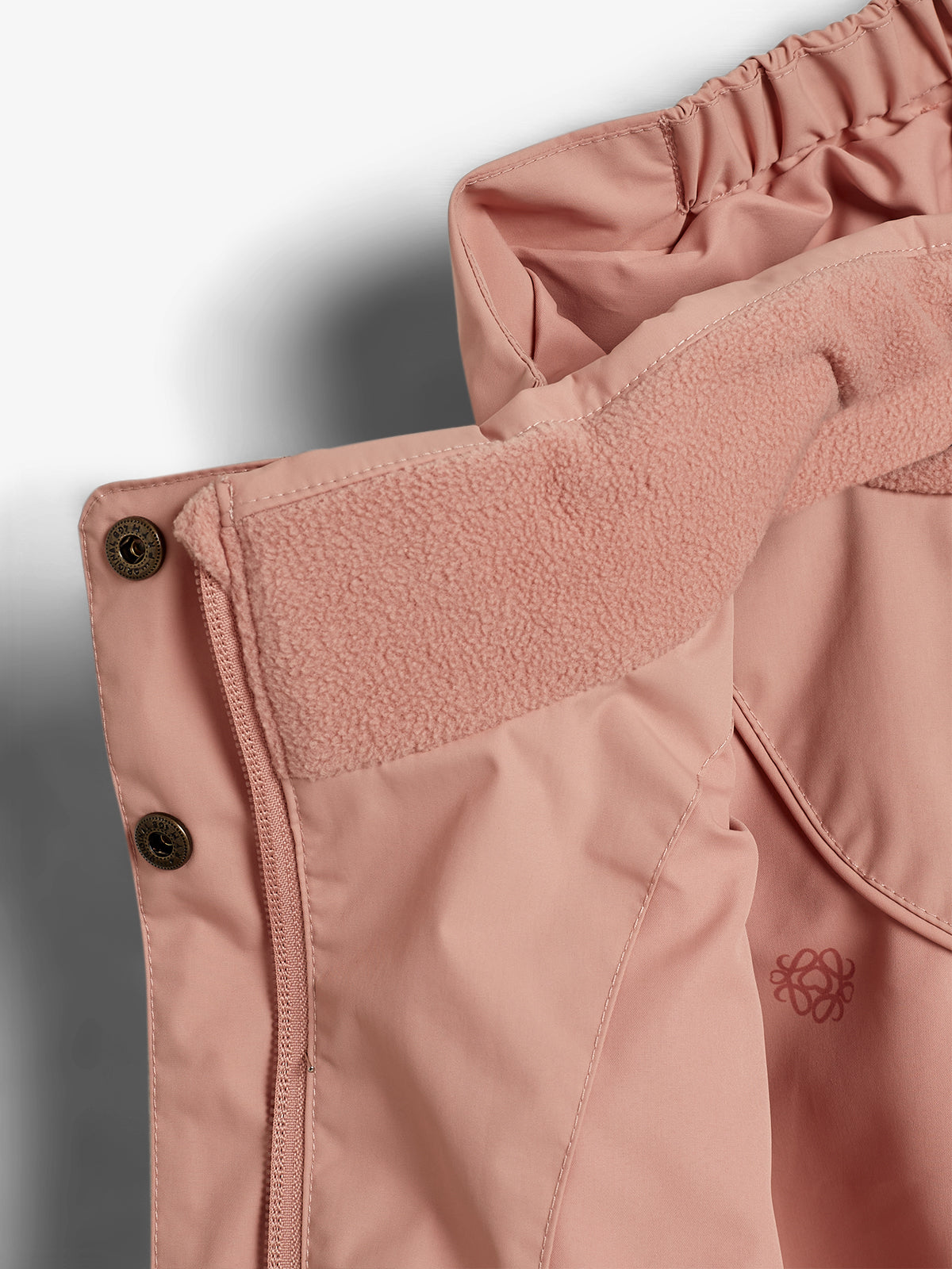 Regenjas met koord - Tweens - Dusty Rose