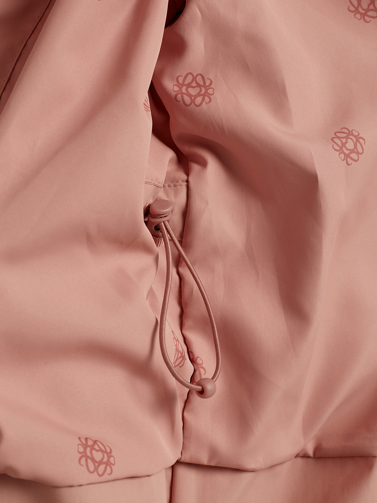 Regenjas met koord - Tweens - Dusty Rose