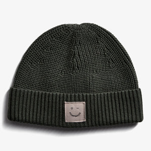 Geribde muts - Tweens - Dark Green