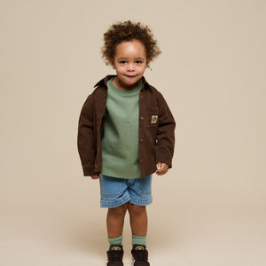 Twill overhemd - Kids - Chocolate | 100610 Carter