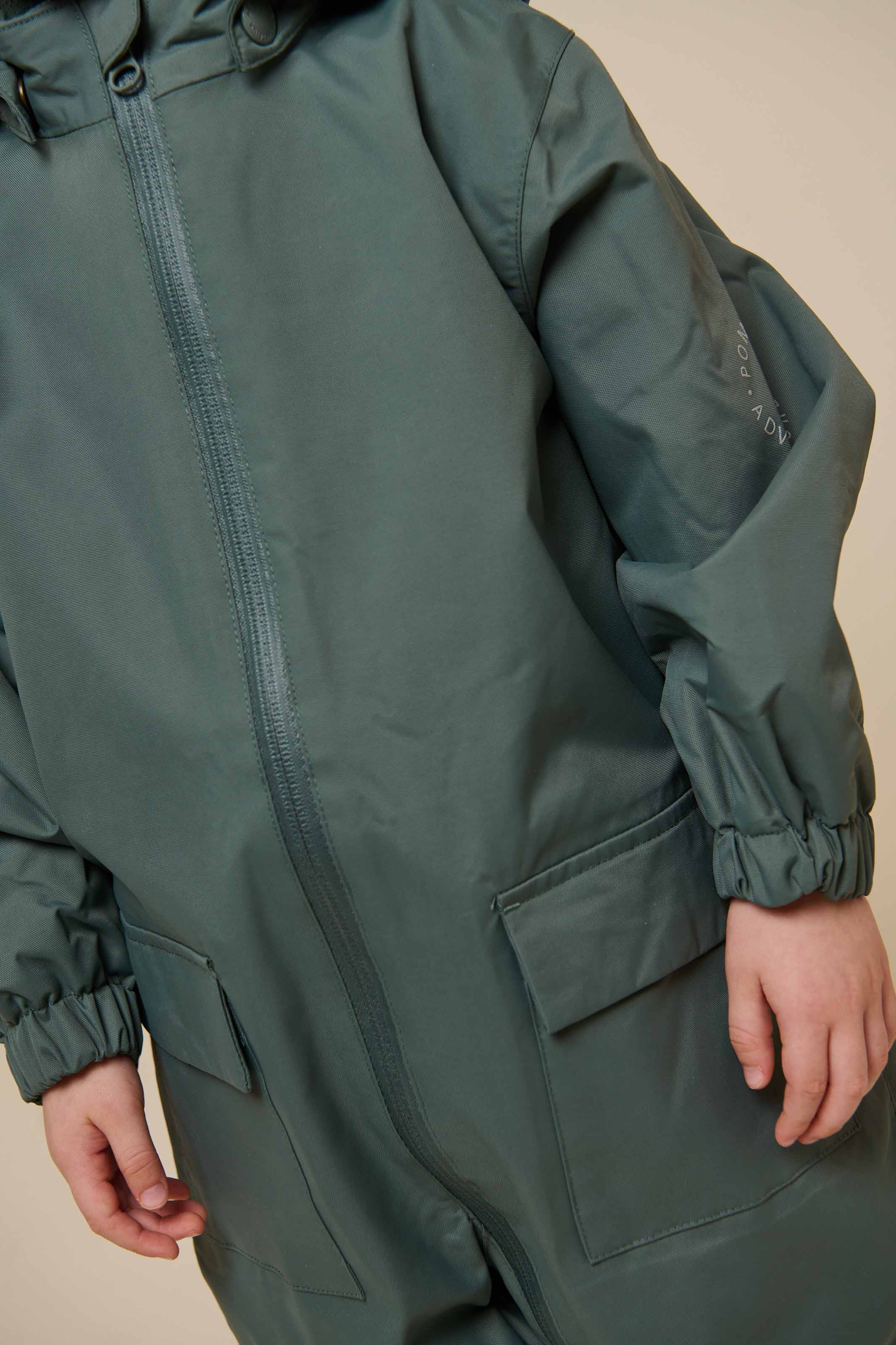 Shell overall - Kids - Dusty Dark Green | 100511 Dundee