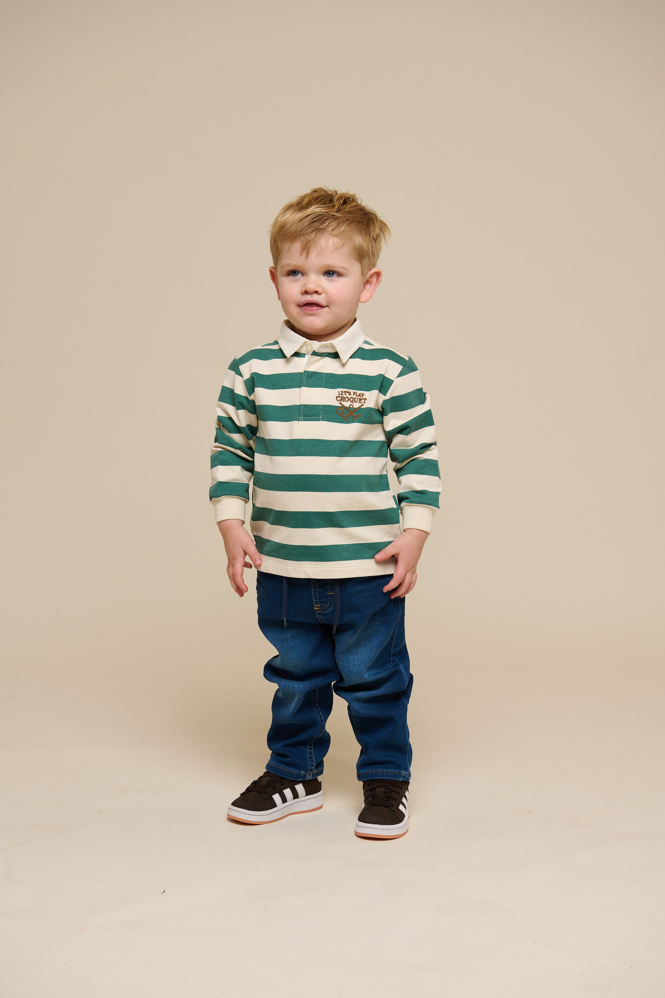 Sweat Denim Pull-on Jeans - All - Blue Denim | 100656 Ancher