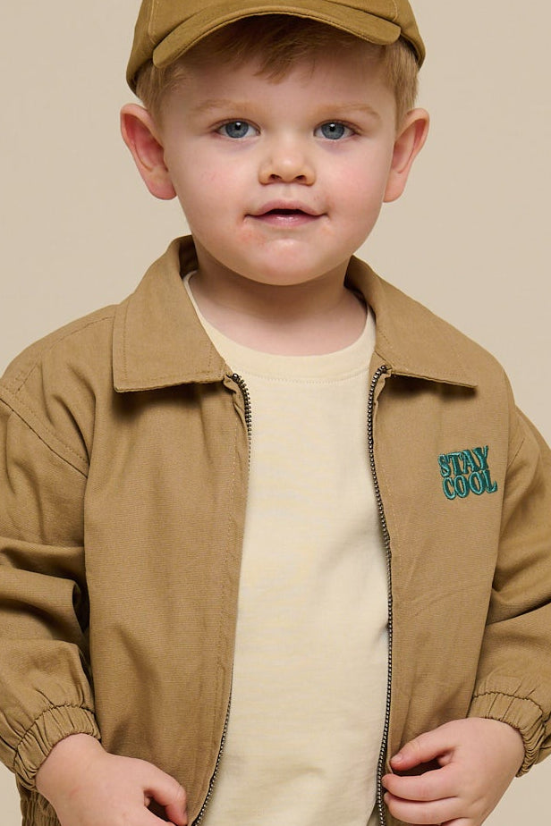 Canvas Bomberjack - Kids - Khaki | 101136 Isack