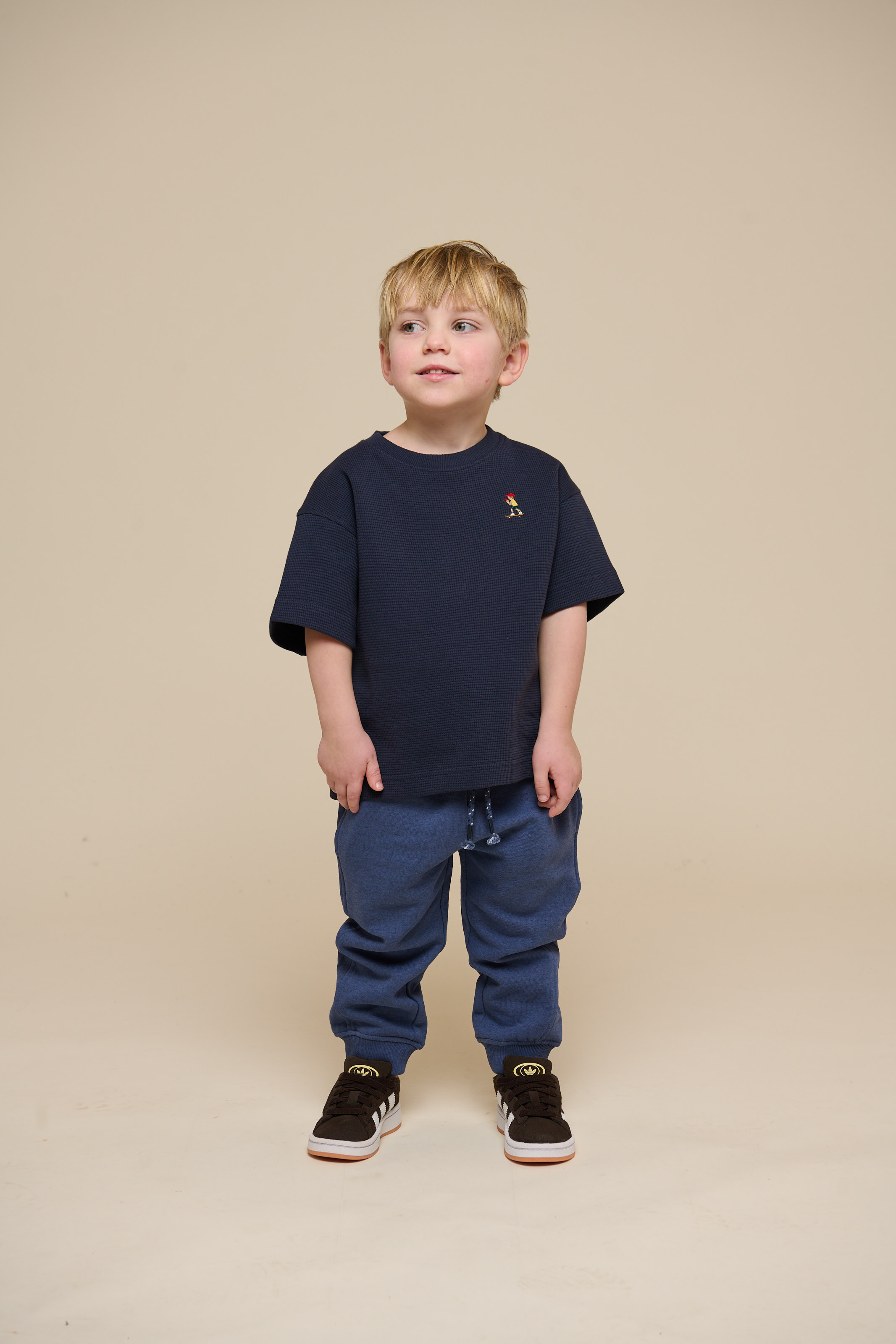 Zweetbroek - Kids - Indigo Blue Melange | 100894 Justin
