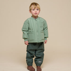 Thermische Tech Jas - Kids - Dusty Green | 101112 Athur